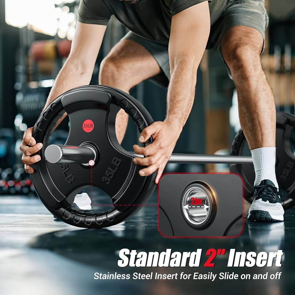 Amazon.com : GIKPAL 10lbs Weight Plates, 2-inch Olympic